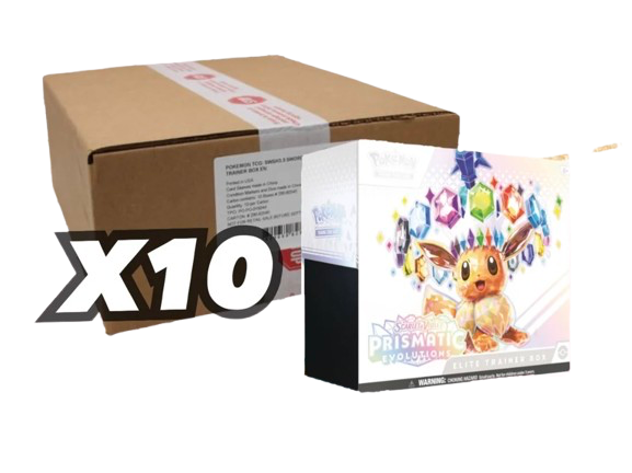 Sports Prismatic Evolutions ETB X10 Sealed Case