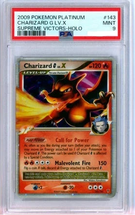 Pokémon PSA 9 Charizard G Lv.X Supreme Victors-Holo