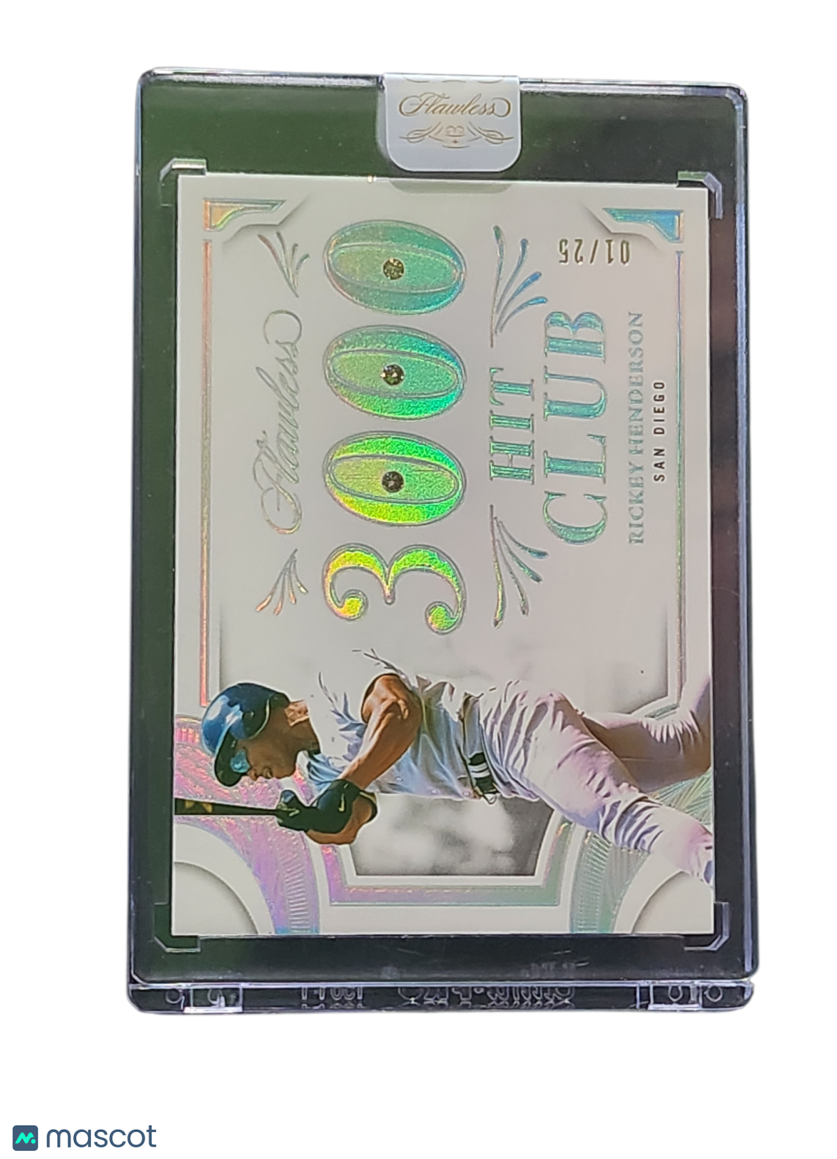 Sports Panini 2025 Panini Flawless 3000 Hit Club Rickey Henderson 01/25