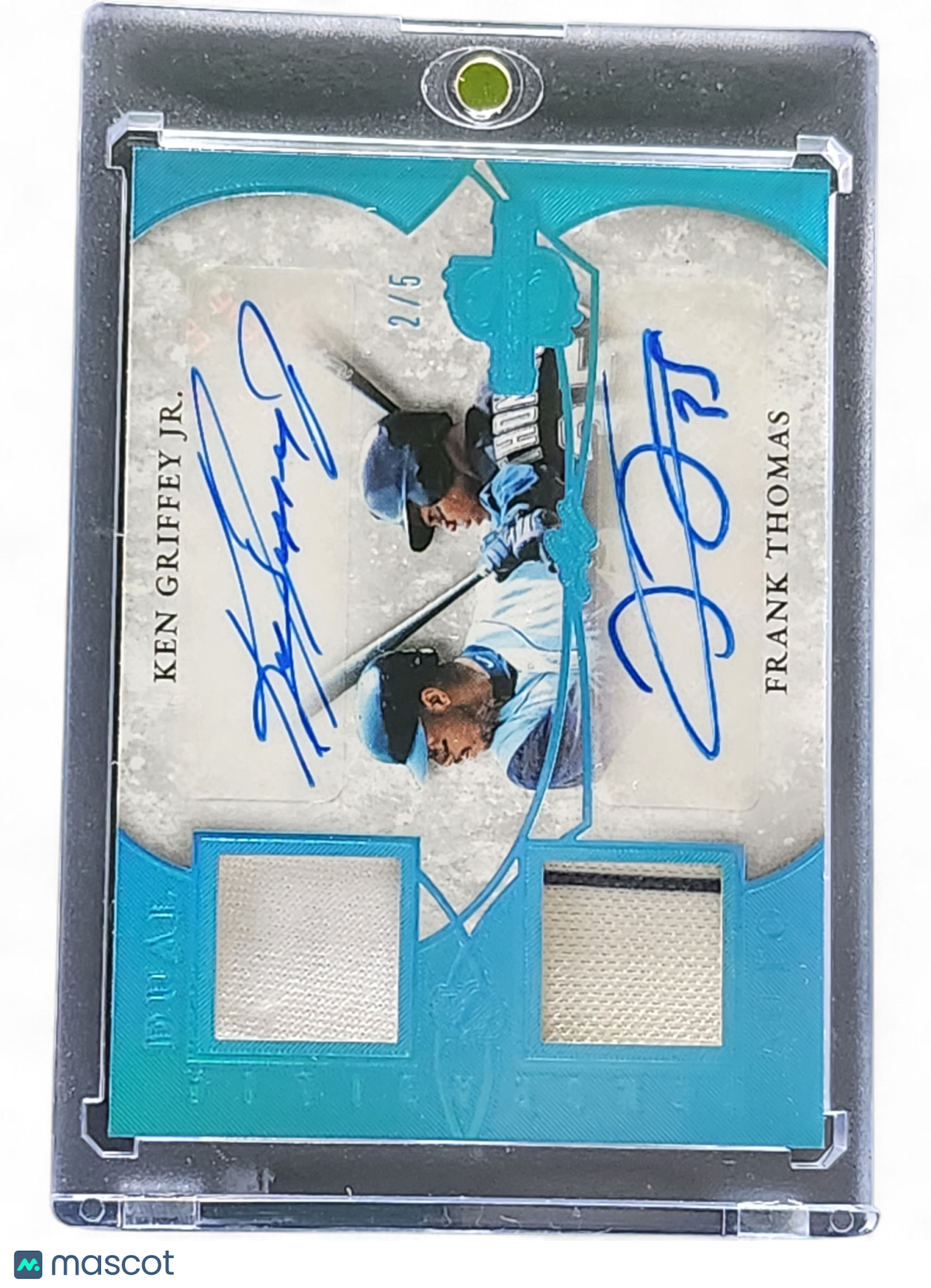 Sports 2025 Leaf Spectacular Dual Auto Ken Griffey Jr Frank Thomas #Dma 2/5 Game-Used