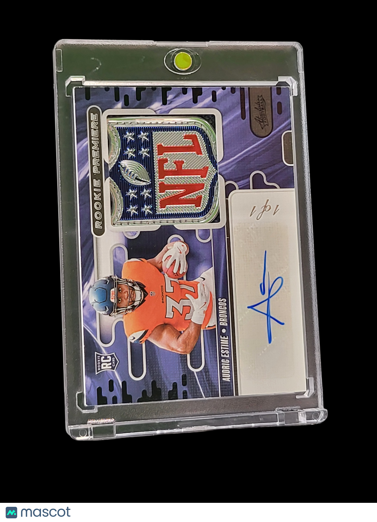Football Panini 2024 Panini Material Auto Audric Estime #Rpma-Aee Rc NFL Shield Patch Rc