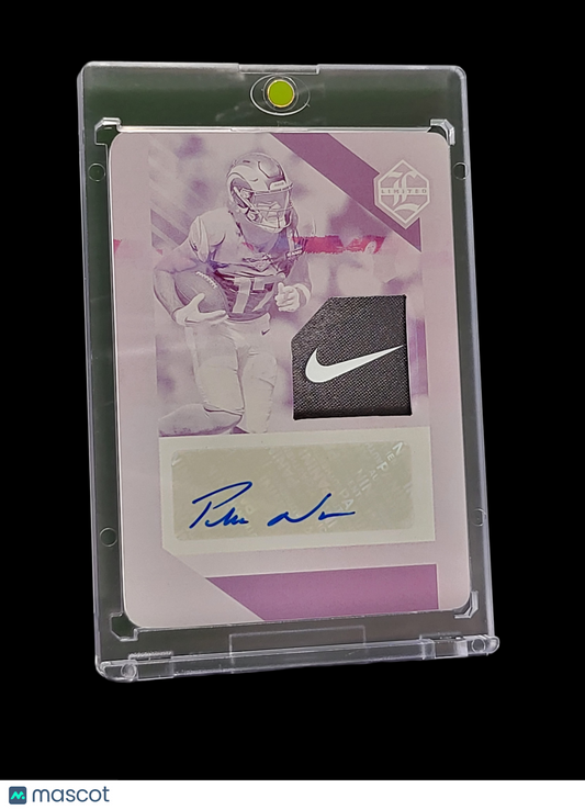 Sports Panini 2024 Panini Puka Nacua #128 Magenta Plate Printing Plate Nike Swoosh Patch 1/1