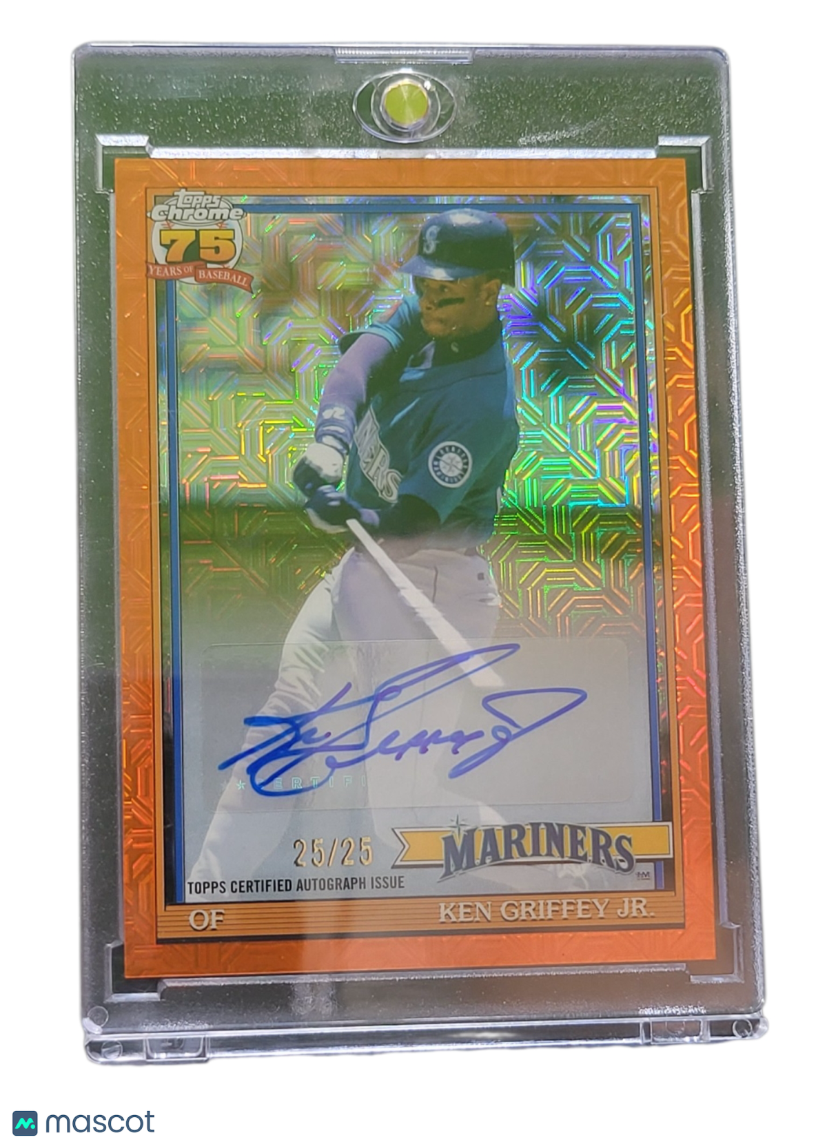 Sports Topps 2022 Topps Chrome Platinum Ken Griffey Jr. #91c-51 Orange Refractor 25/25