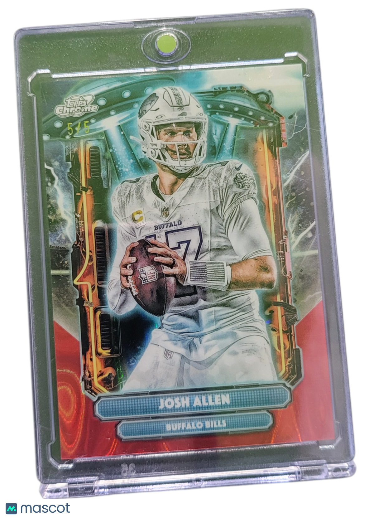 Sports Topps 2025 Topps Chrome EX-Terrestrial Josh Allen #Et-7 Red Refractor