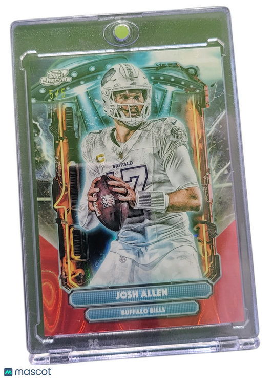 Sports Topps 2025 Topps Chrome EX-Terrestrial Josh Allen #Et-7 Red Refractor