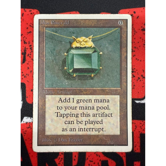 Magic The Gathering Mox Emerald (HP) [Unlimited Edition] [Pics]