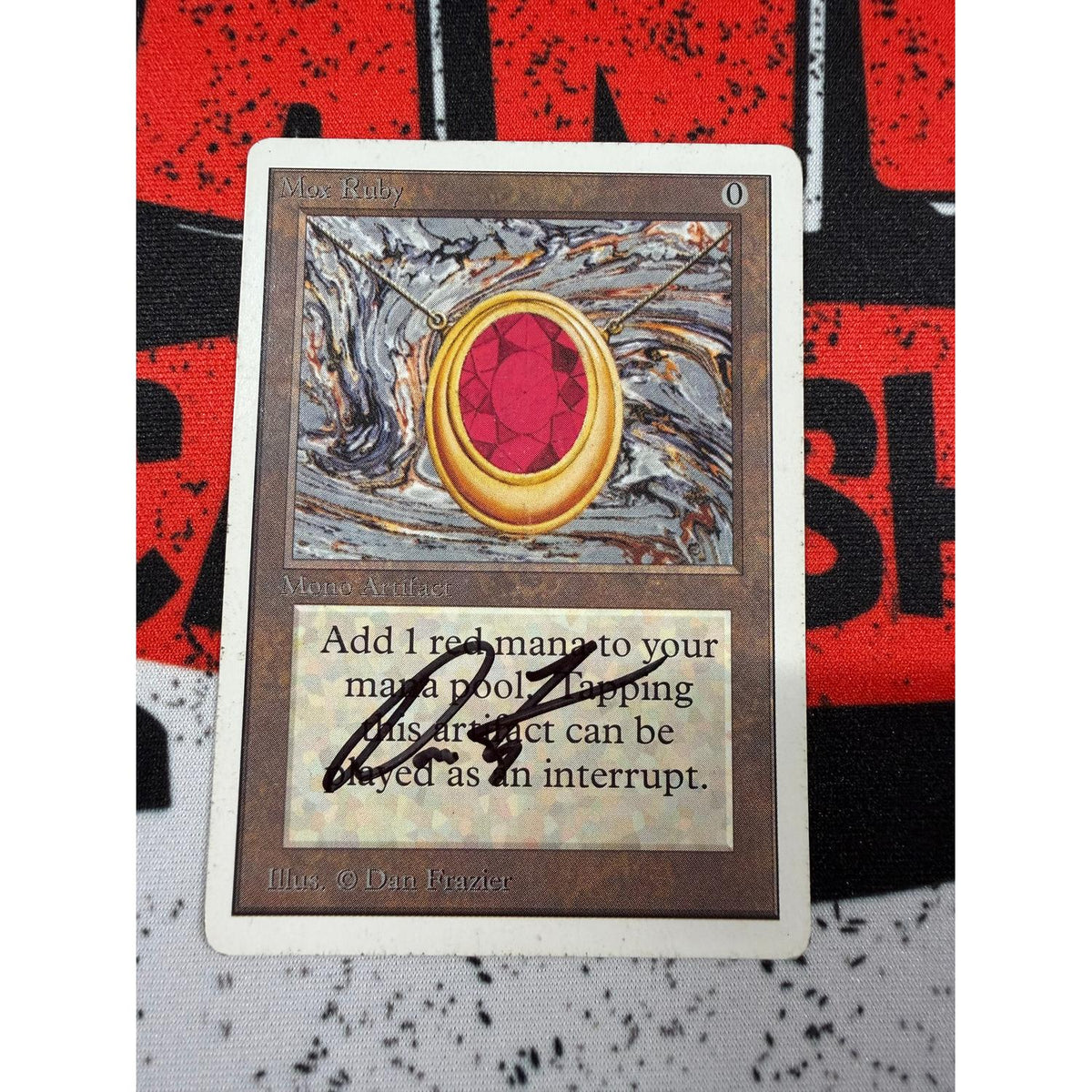 Magic The Gathering Mox Ruby (HP) [Unlimited Edition] [Pics]