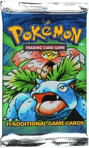 Pokémon Base Set Black Triangle Error Booster Pack