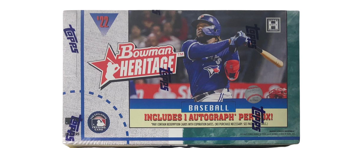 Baseball Topps 2022 Bowman Heritage Hobby 18 Box Case