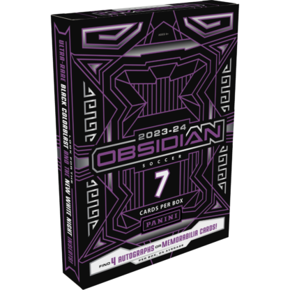 Soccer Panini 2023-24 Panini Obsidian Soccer Hobby 12 Box Case