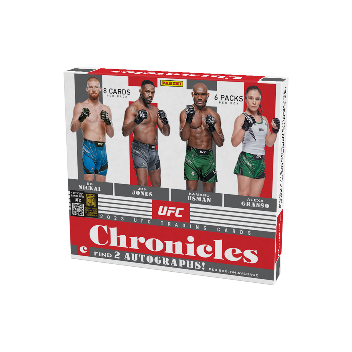 UFC MMA Panini 2023 Panini Chronicles UFC Hobby 12 Box Case