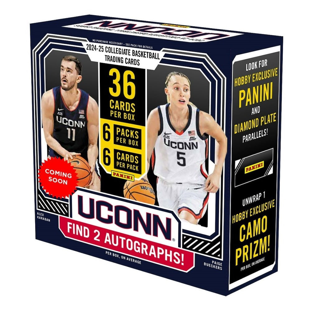 Basketball Panini 2024-25 Panini Nil University Of Connecticut Basketball Hobby 20 Box Case