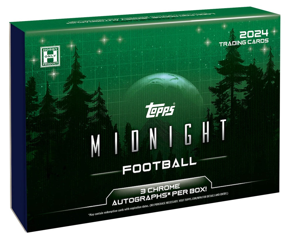 Sports Topps 2024 Topps Midnight Football Hobby 8 Box Case