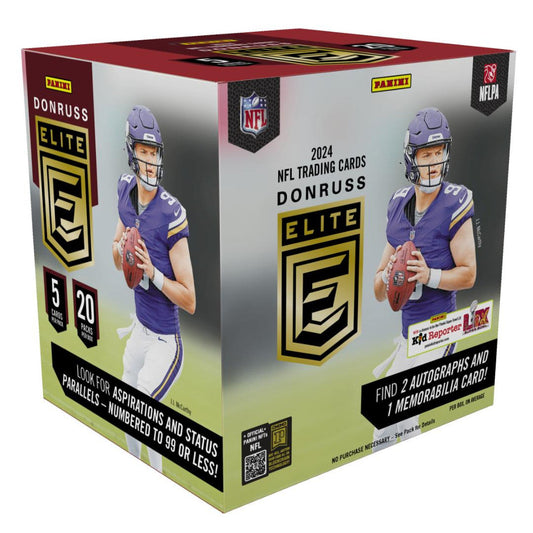 Football Panini 2024 Panini Donruss Elite Football Hobby 12 Box Case