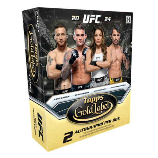 UFC MMA Topps 2024 Topps UFC Gold Label Hobby 8 Box Case