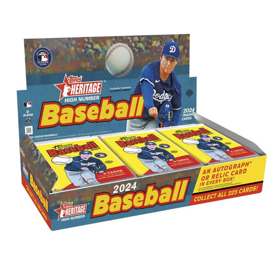 Baseball Topps 2024 Topps Heritage High Number Baseball Hobby 12 Box Case