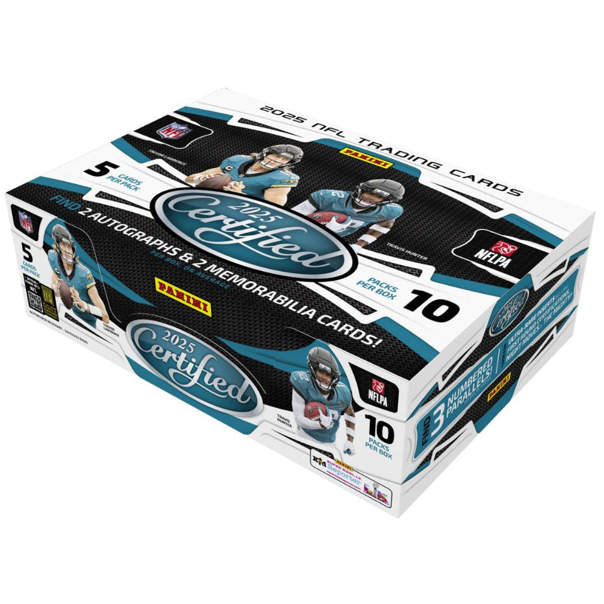 Football Panini 2025 Panini Certified Football Hobby 16 Box Case