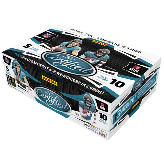 Football Panini 2025 Panini Certified Football Hobby 16 Box Case