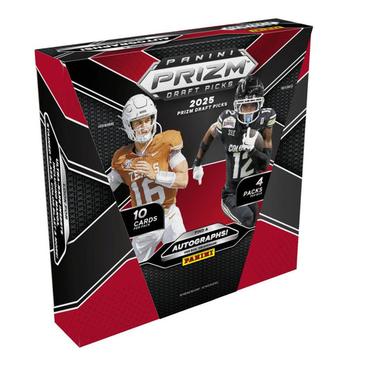 Football Panini 2025 Panini Prizm Collegiate Draft Football Hobby 16 Box Case