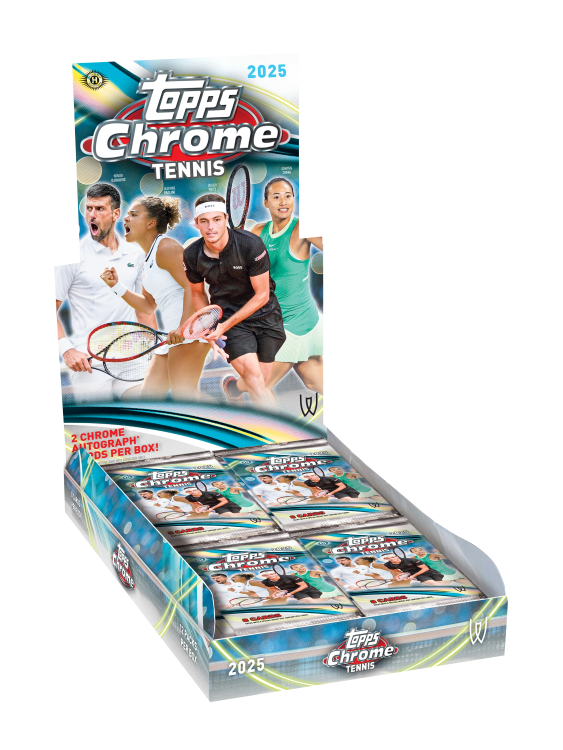 Tennis Topps 2025 Topps Chrome Tennis Hobby 12 Box Case