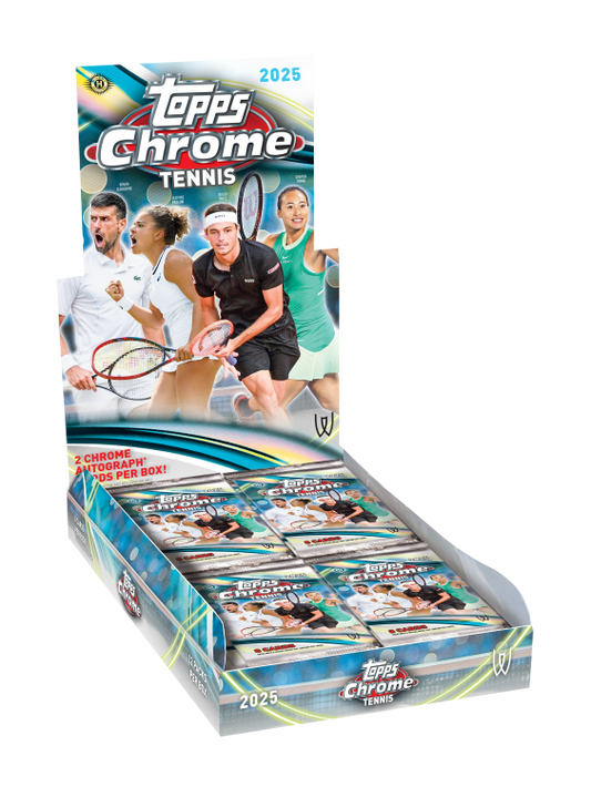 Tennis Topps 2025 Topps Chrome Tennis Hobby 12 Box Case