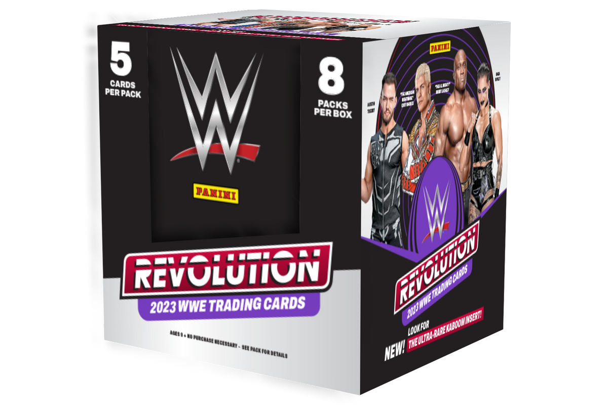 WWE Wrestling Panini 2023 Panini Revolution WWE Hobby 16 Box Case