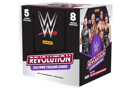 WWE Wrestling Panini 2023 Panini Revolution WWE Hobby 16 Box Case