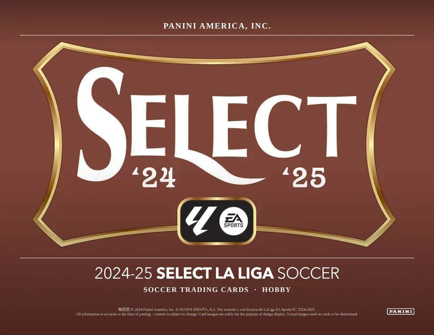 Soccer Panini 2024-25 Panini Select La Liga Soccer Hobby 12 Box Case