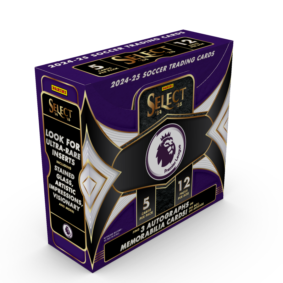 Soccer Panini 2024-25 Panini Select Premier League Soccer Hobby 12 Box Case