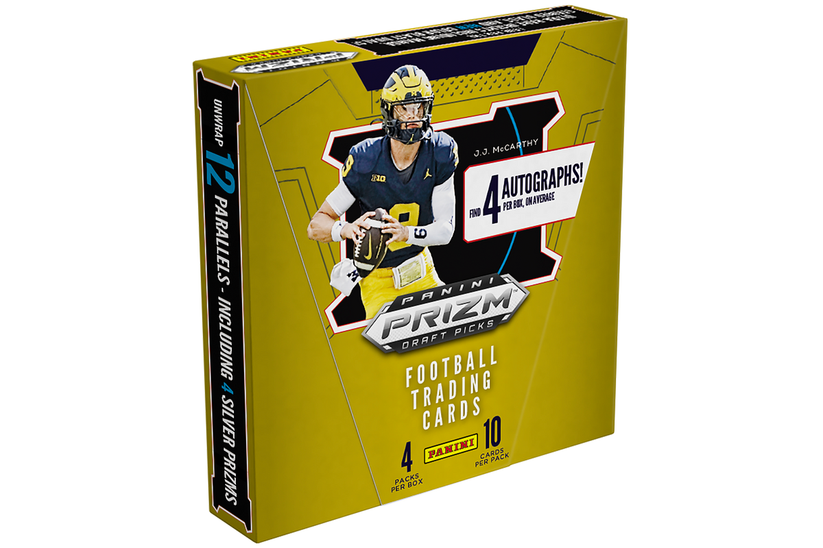 Football Panini 2024 Panini Prizm Collegiate Draft Football Hobby 16 Box Case