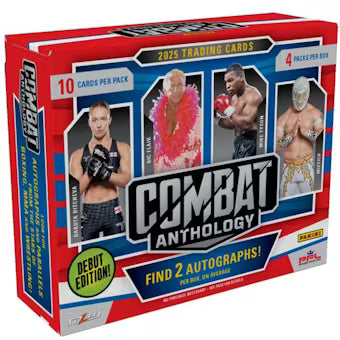 WWE Wrestling Panini 2025 Panini Combat Anthology Hobby 12 Box Case