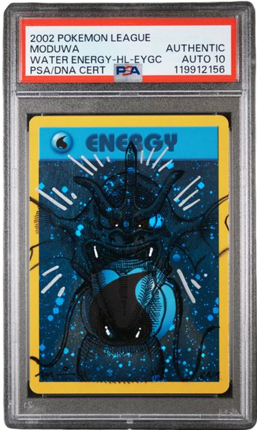 Pokémon PSA Auto 10 Moduwa Gyarados Water Energy-Holo