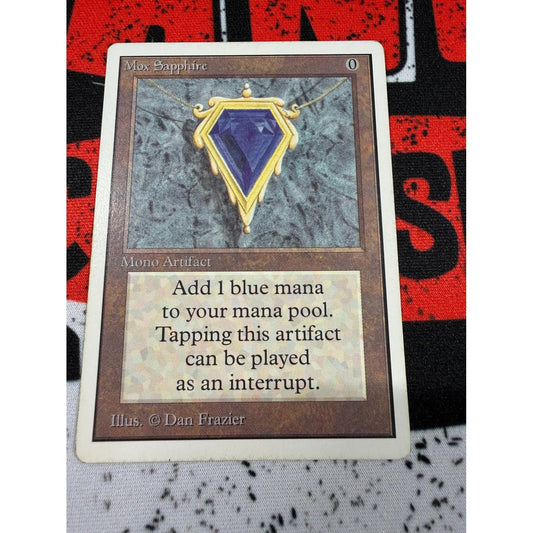 Magic The Gathering Mox Sapphire (HP) [Unlimited Edition] [Pics]