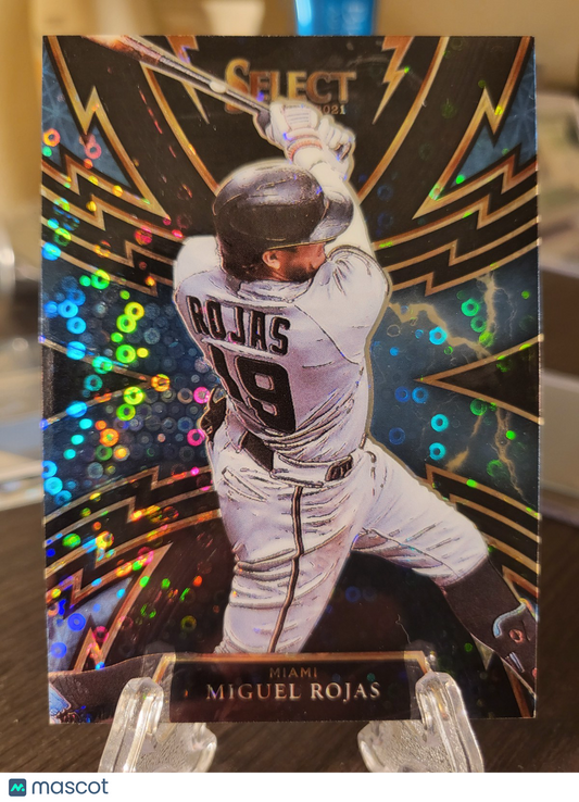 Sports Panini 2021 Panini Select Miguel Rojas #SP-9 Black Disco Prizm One Of One