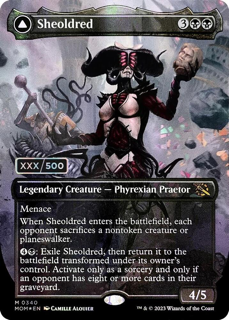 Magic The Gathering Sheoldred (Serial Numbered) - March Of The Machine (Mom)