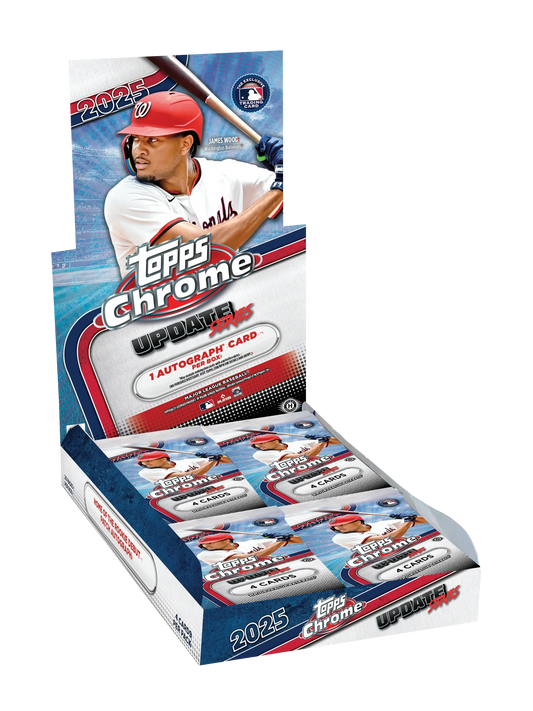 Baseball Topps 2025 Topps Chrome Update Series Baseball Hobby 12 Box Case
