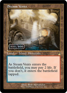 Pokémon Steam Vents (Retro Frame) (Serial Numbered) - Ravnica Remastered (Rvr)