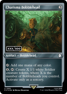 Magic The Gathering Charisma Bobblehead (Serial Numbered) - Universes Beyond: Fallout (Pip)