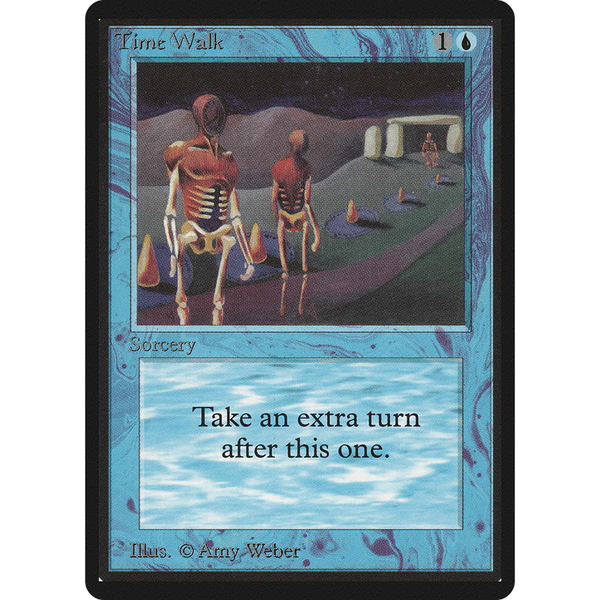 Magic The Gathering Time Walk [Limited Edition Beta]