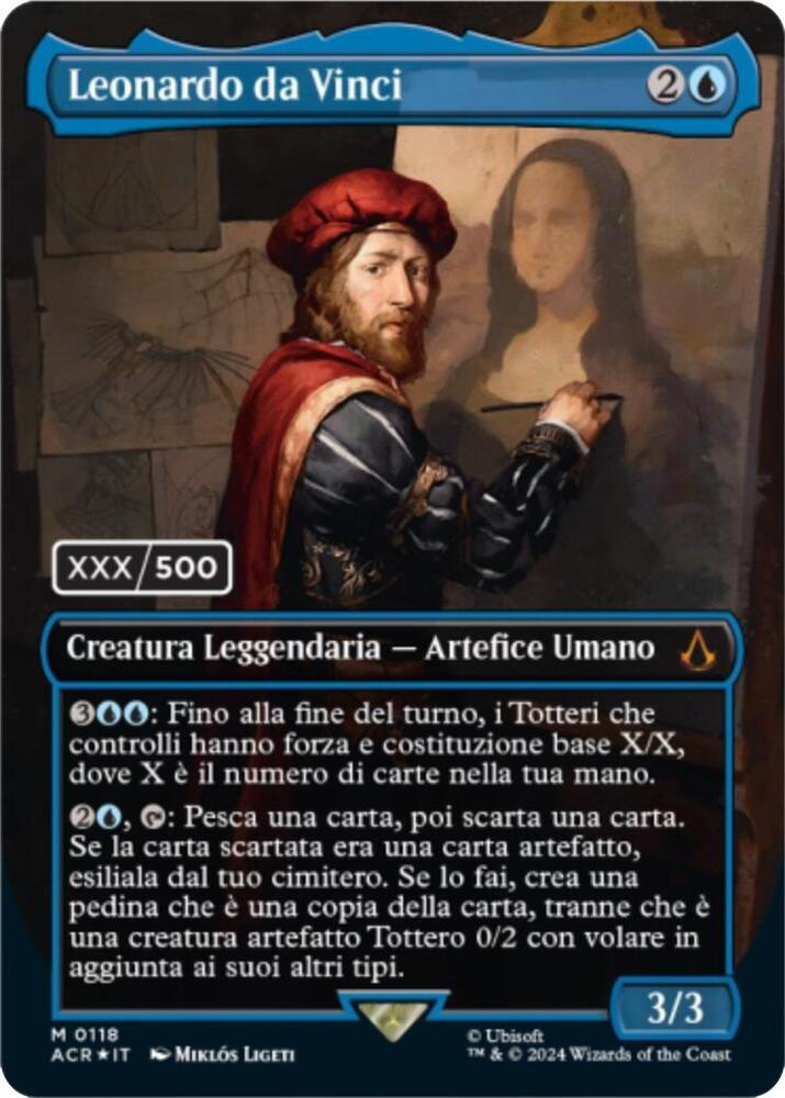 Magic The Gathering Renata, Calleleonardo Da Vinci (Italian) (Serial Numbered) - Universes Beyond: Assassin'S Creed (Acr)