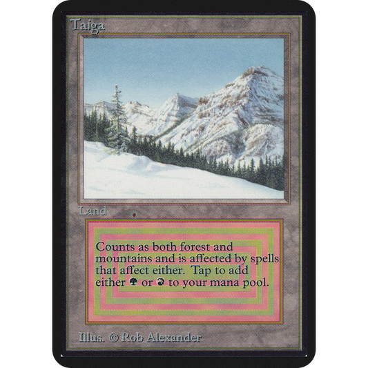 Magic The Gathering Taiga [Limited Edition Alpha]