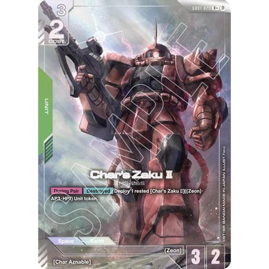 Sports Char'S Zaku Ii (R+) (Gd01-026) [Edition Beta] Holofoil