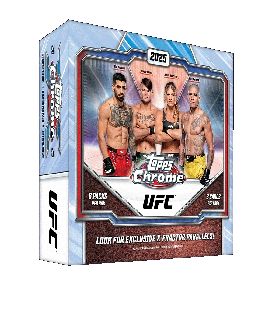UFC MMA Topps 2025 Topps UFC Chrome Mega 20 Box Case