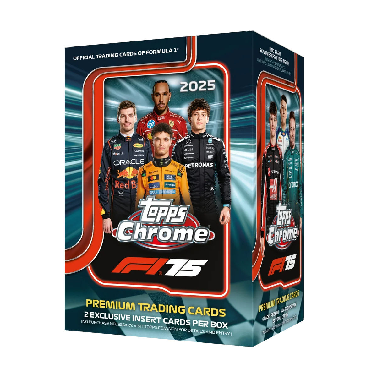 Racing Topps 2025 Topps Chrome Formula 1 Racing Blaster 40 Box Case