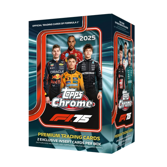 Racing Topps 2025 Topps Chrome Formula 1 Racing Blaster 40 Box Case