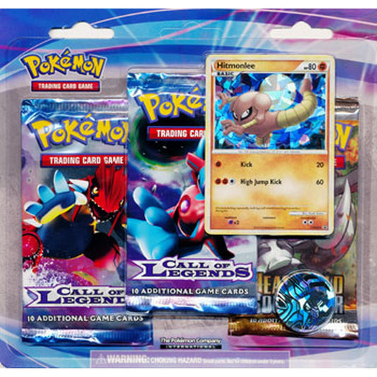 Pokémon Call Of Legends 3 Pack Blister - Hitmonlee