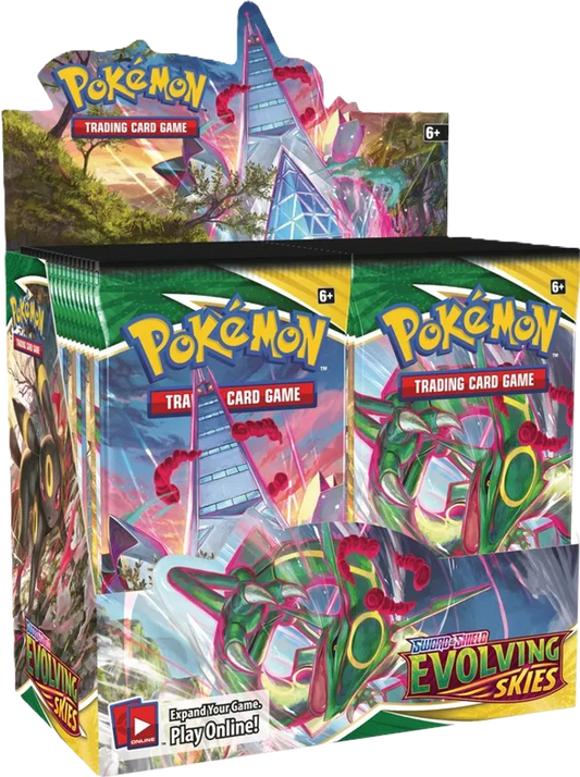 Pokémon Sword & Shield - Evolving Skies Booster Box (Cassius Marsh Stream Only)