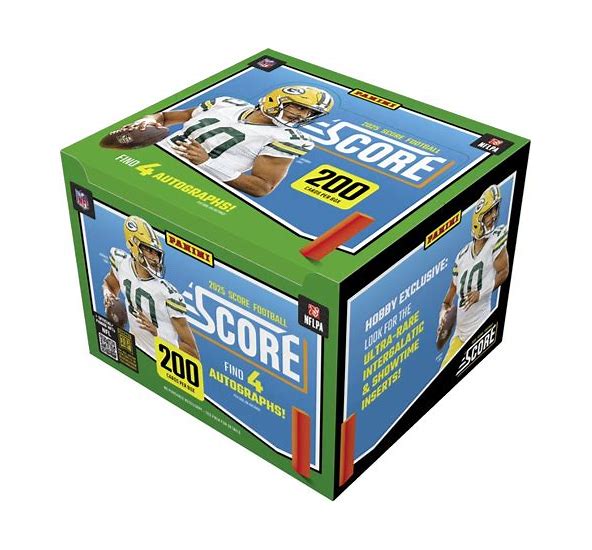 Football Panini 2025 Panini Score Football Hobby 12 Box Case