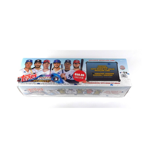 Baseball Topps 2018 Topps Baseball Complete Set Target Rookie Medallion Retail Version
