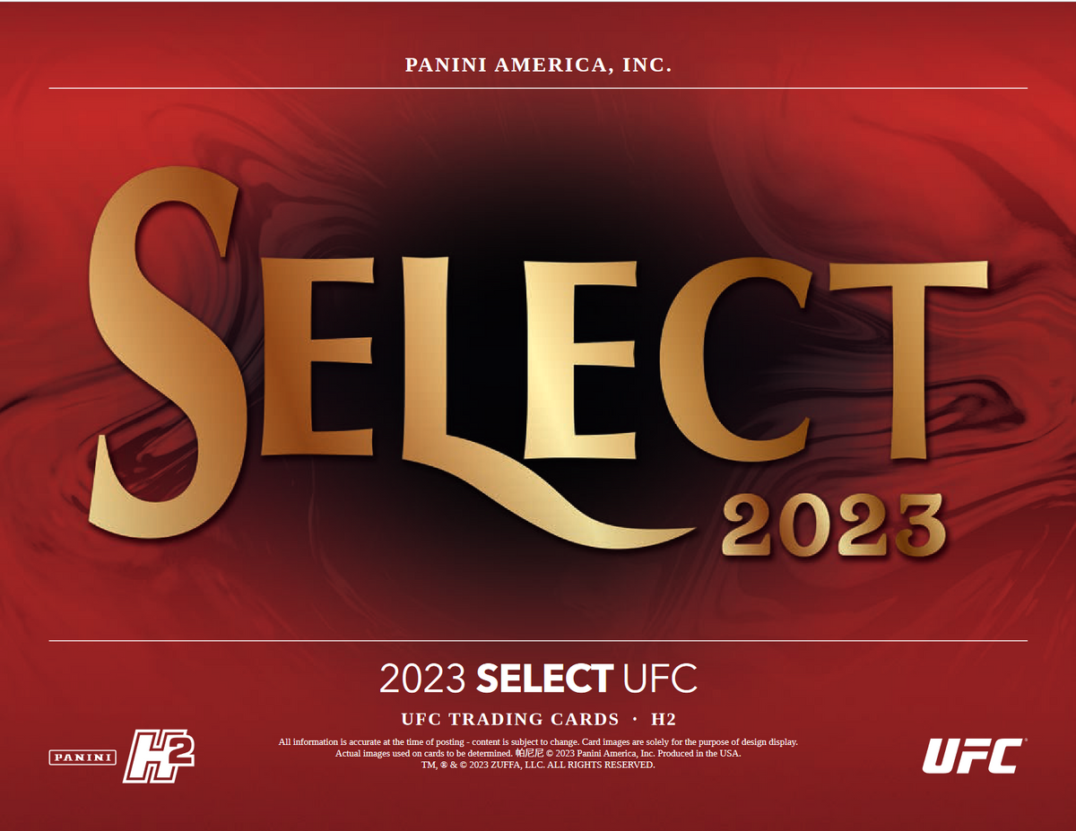 UFC MMA Panini 2023 Panini Select UFC H2 20 Box Case